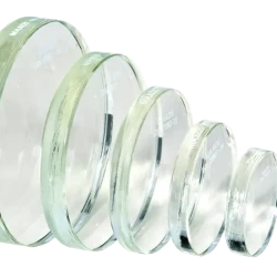 Round sight glass plates