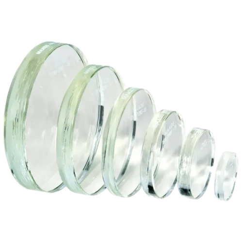 Round sight glass plates