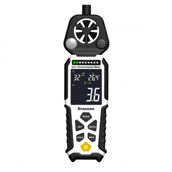 Heavy duty 5-in-1 environmental meter