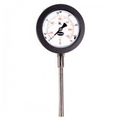 Marine diesel engine exhaust gas thermometer