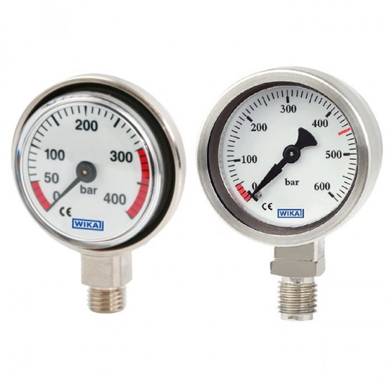 Μανόμετρο Εξολοκλήρου Ανοξείδωτο 216.06.050, 216.40.050