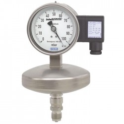 Diaphragm Mechanical Manometer With Analogue Output APGT43.100, APGT43.160